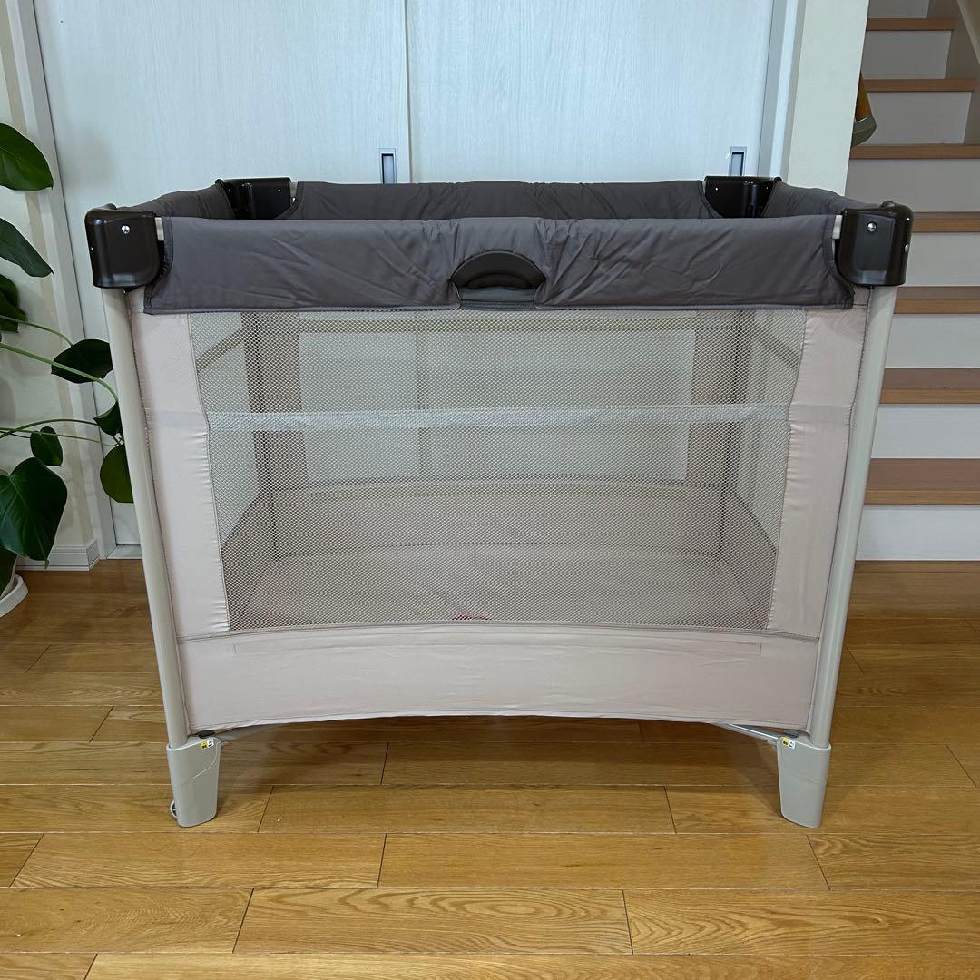 【美品】Aprica アップリカ ココネルエアー ベビーベッド ココアブラウン