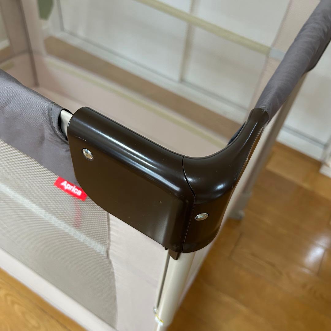 【美品】Aprica アップリカ ココネルエアー ベビーベッド ココアブラウン