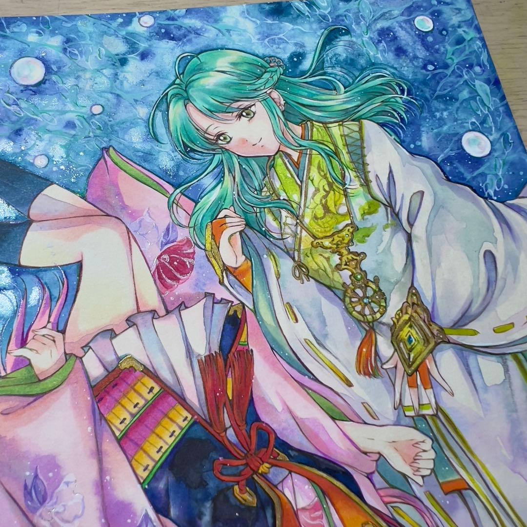 櫻様⭐︎手描きイラスト⭐︎オリジナル⭐︎原画⭐︎創作⭐︎アナログ⭐︎夢絵⭐︎コピック