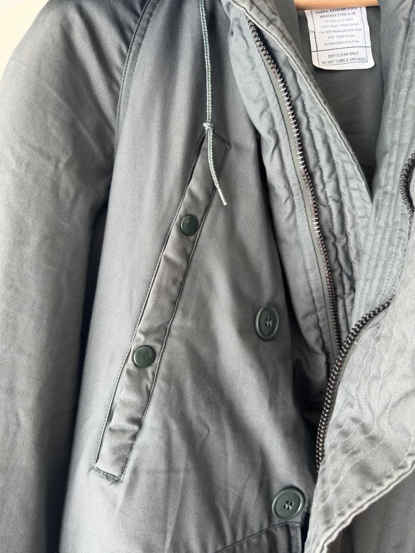 【週末セール】米軍実物 00s N3-B フライトジャケット Mサイズ 美品