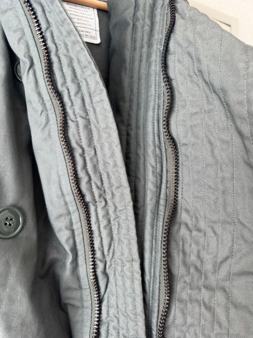 【週末セール】米軍実物 00s N3-B フライトジャケット Mサイズ 美品