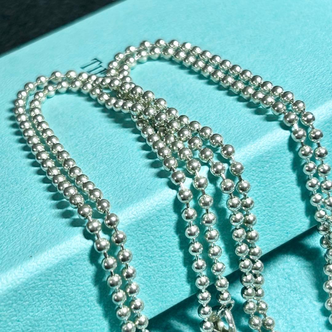 ティファニー　ロング　ボールチェーン　ネックレス　ペンダント　Tiffany