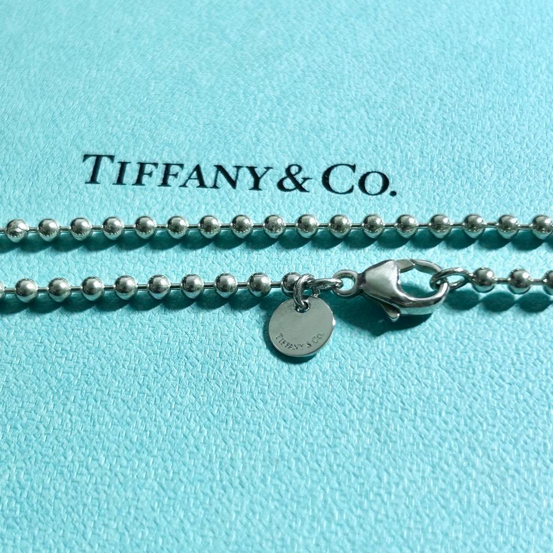 ティファニー　ロング　ボールチェーン　ネックレス　ペンダント　Tiffany