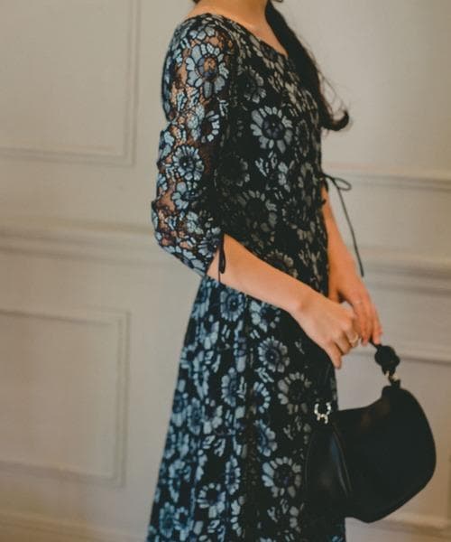 美品 Kastane カスタネ ドレス マキシワンピース 結婚式 パーティー M