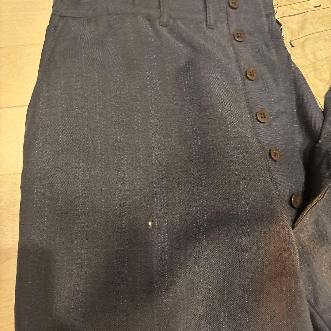 40s スラックス　ウールスラックス　ワイドストレート　usa製　vintage