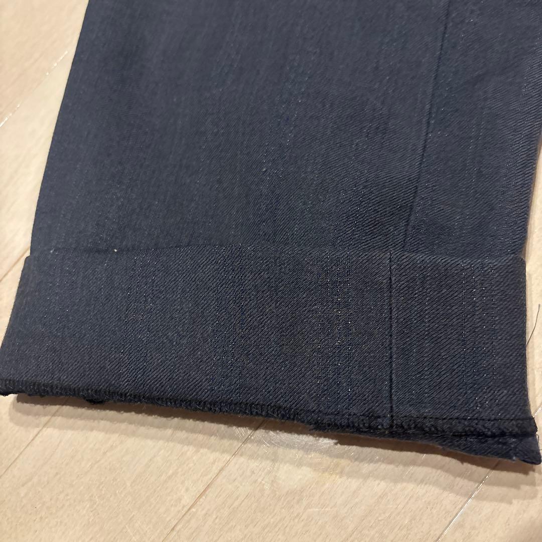 40s スラックス　ウールスラックス　ワイドストレート　usa製　vintage