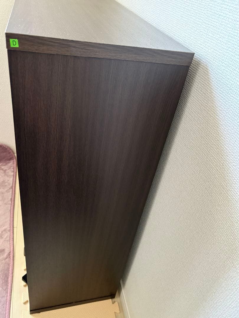 ダークブラウン オープンシェルフ 中型