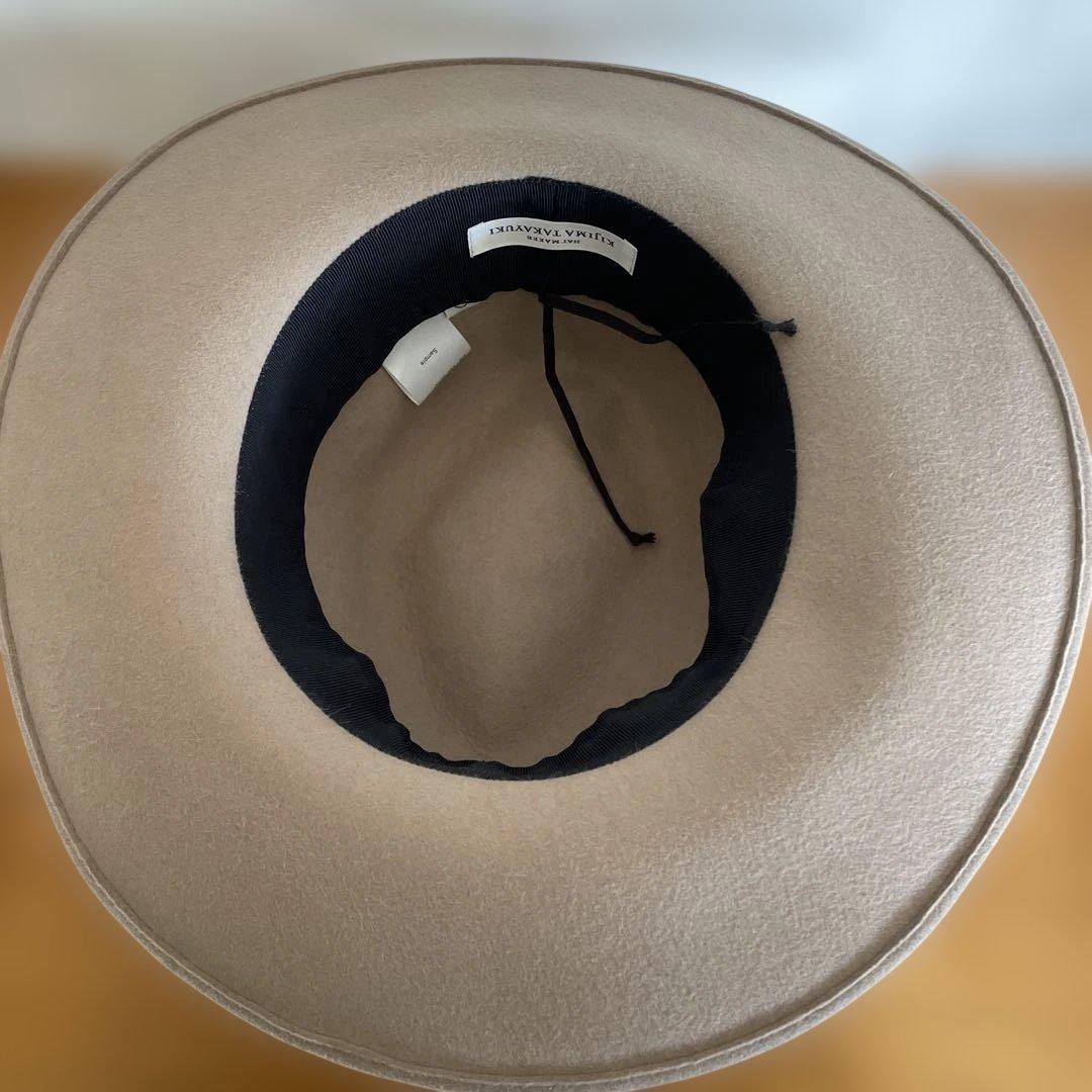 ももこ　様　ウール ブラウン　ハット ブラウン　リボン