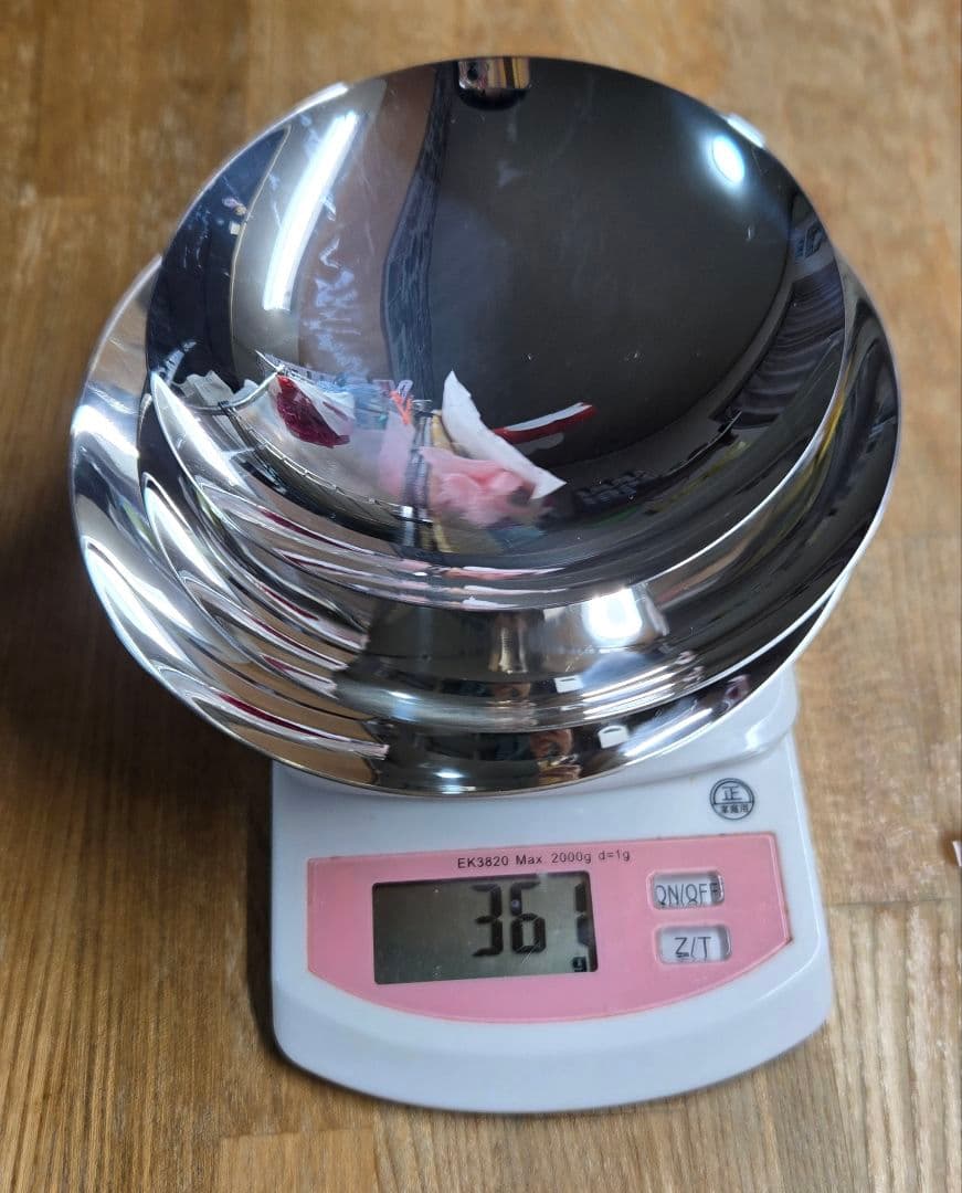 純銀天賞堂 純銀 銀盃 純銀盃 三ッ重 361g