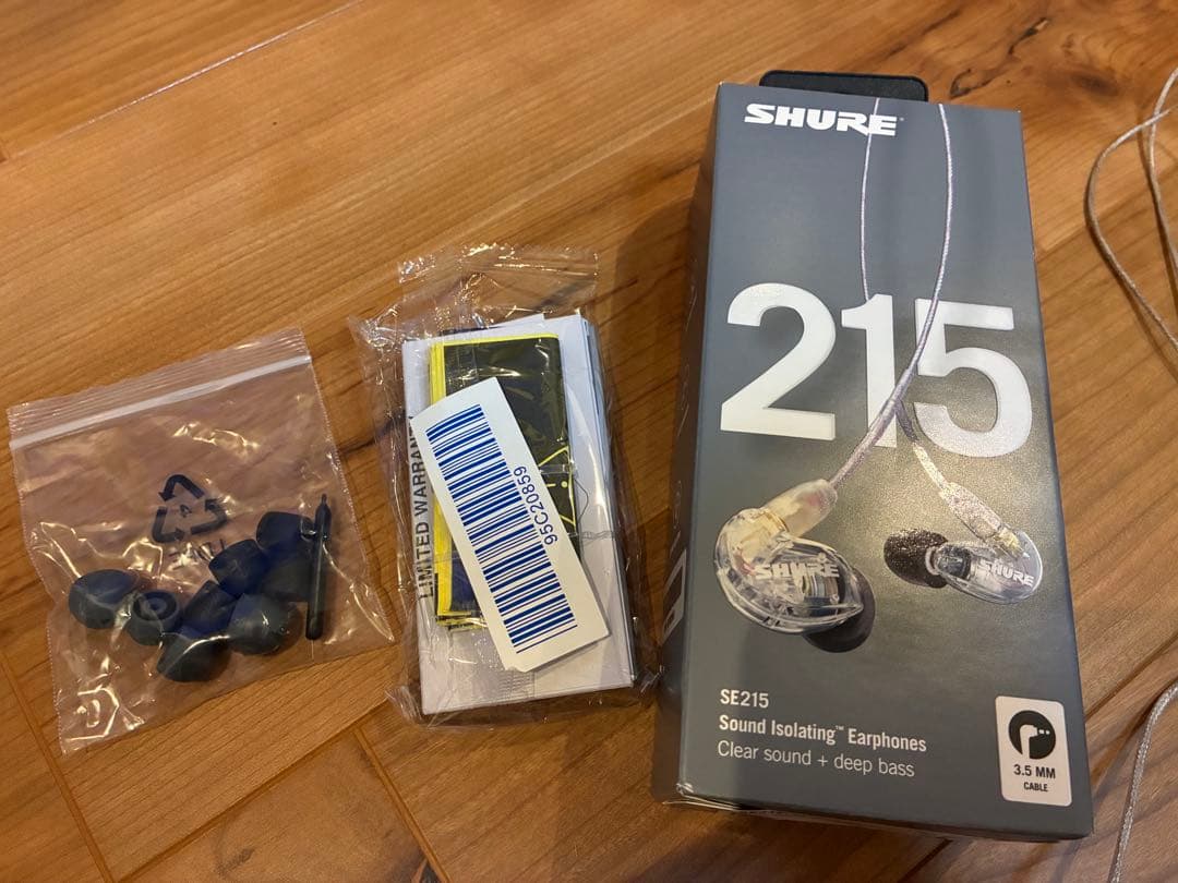 【送料込】SHURE SE215-CL-A 有線イヤホン