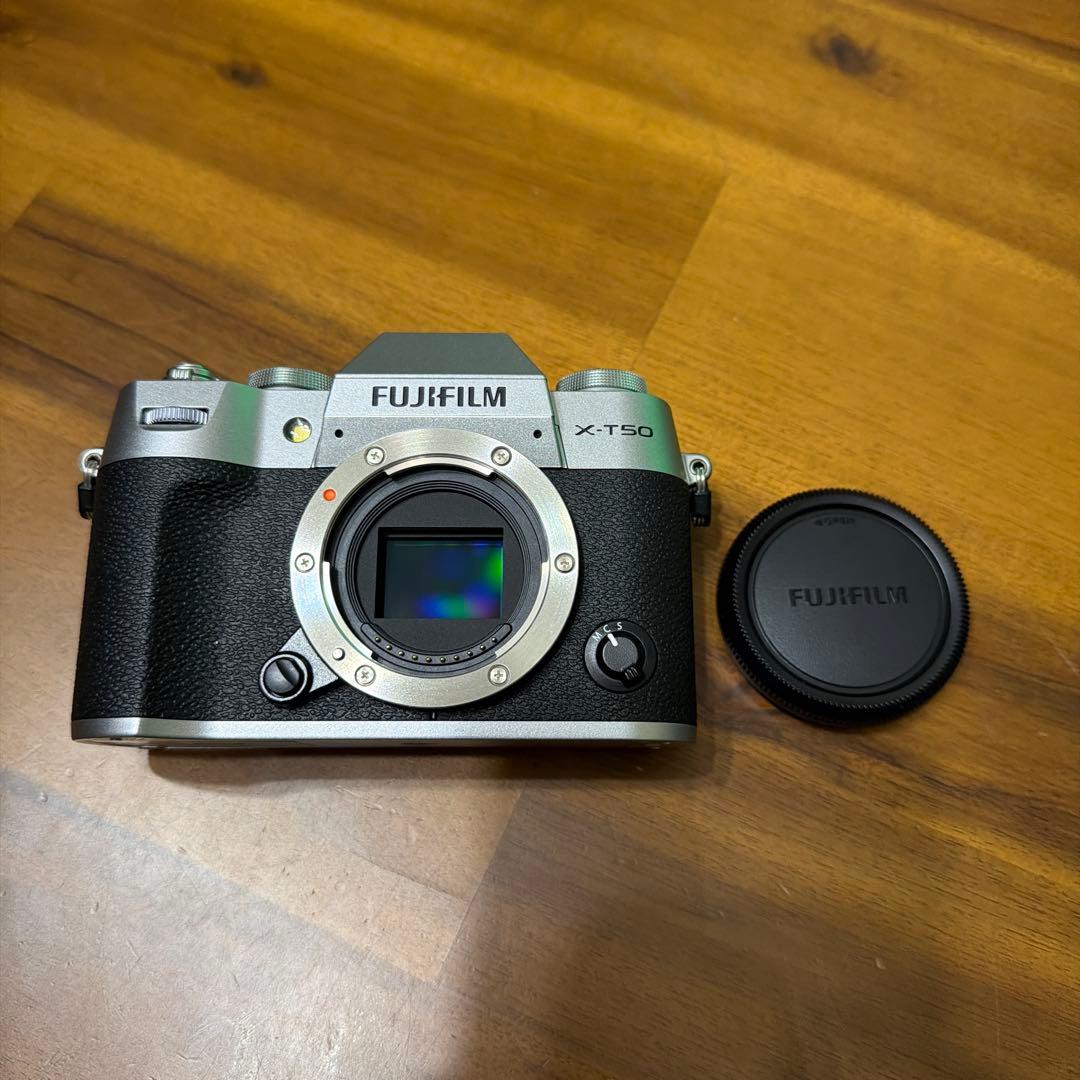 FUJIFILM X-T50 ボディシルバー xf35 f2 周辺アイテムセット