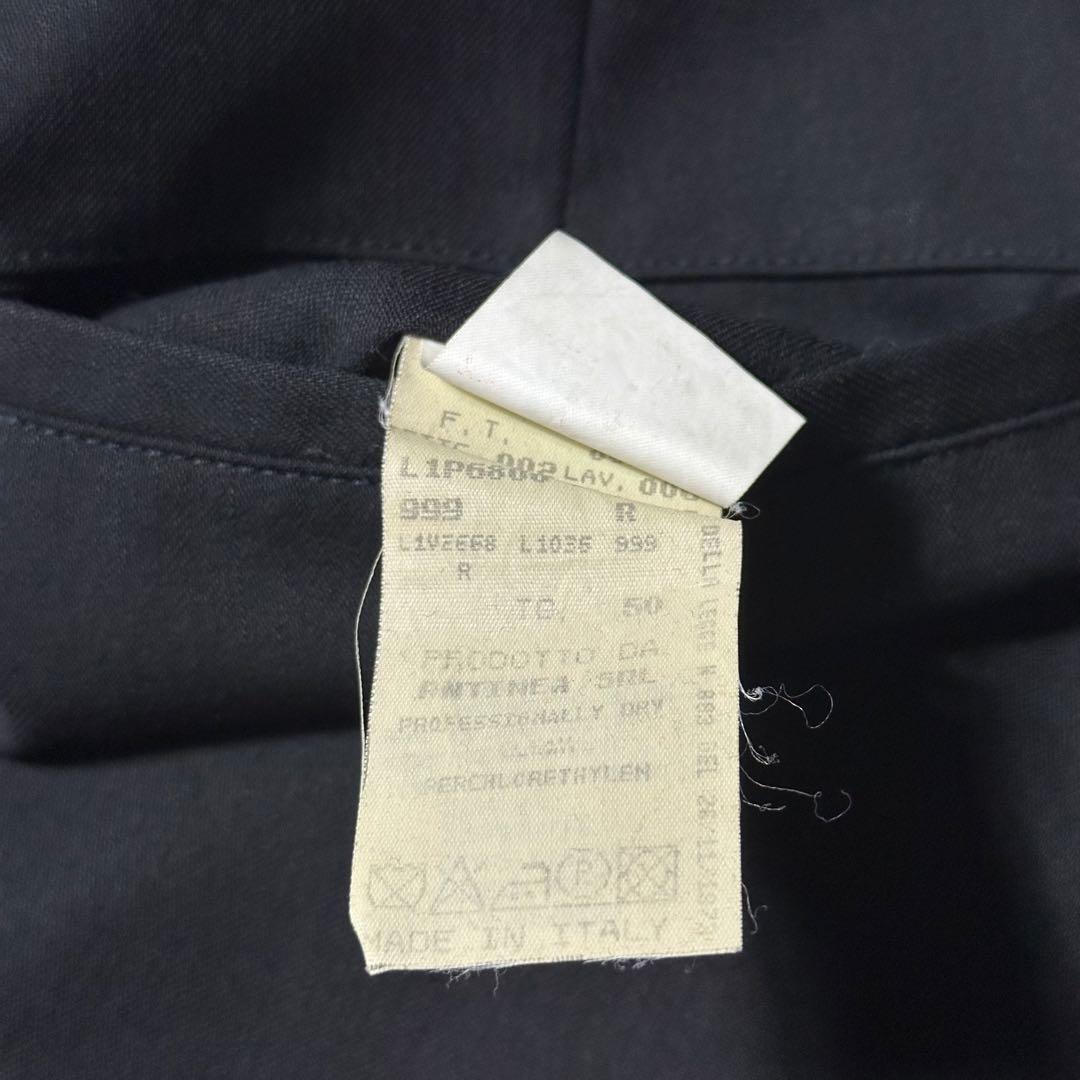 美品 90s EMPORIO ARMANI ウール セットアップ 黒 50