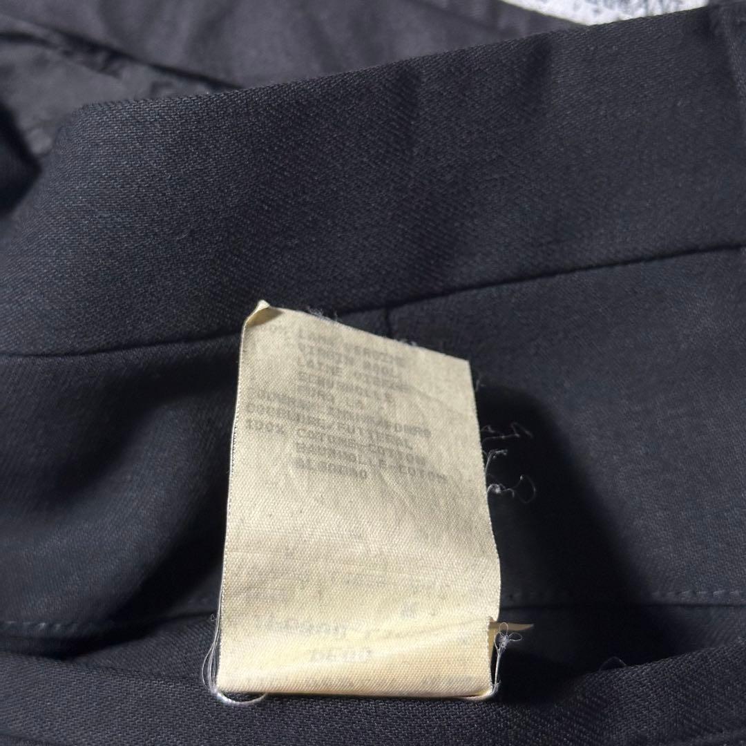 美品 90s EMPORIO ARMANI ウール セットアップ 黒 50