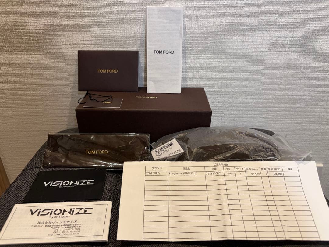 未使用トムフォード×ロンハーマン TF977-D サングラス TOMFORD