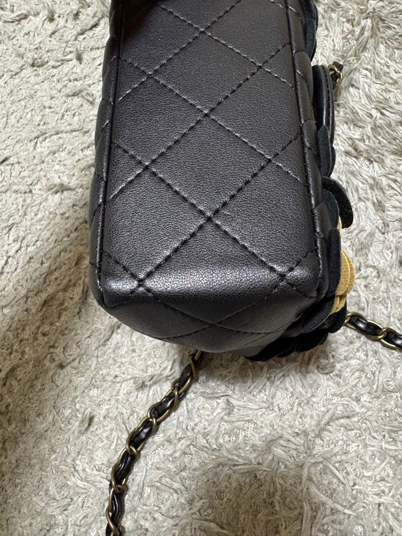 ⑤シャネル　フラワー　チェーンバッグ　ノベルティ