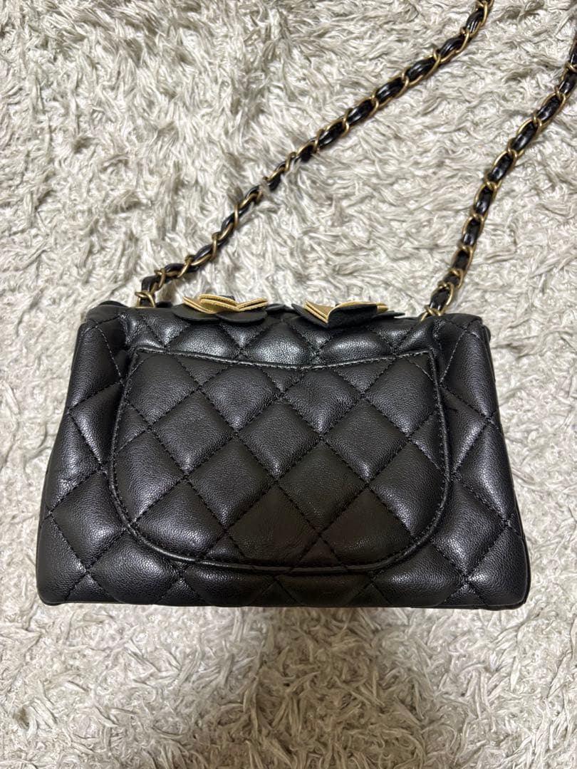 ⑤シャネル　フラワー　チェーンバッグ　ノベルティ