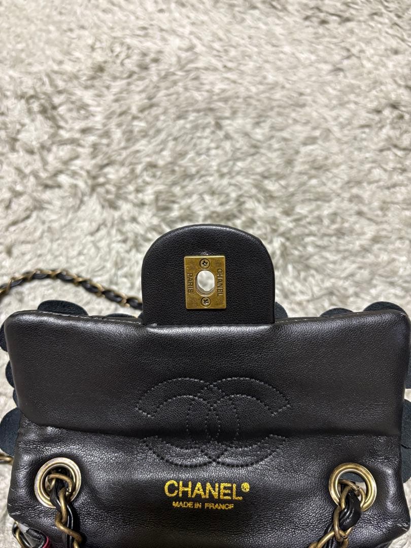 ⑤シャネル　フラワー　チェーンバッグ　ノベルティ