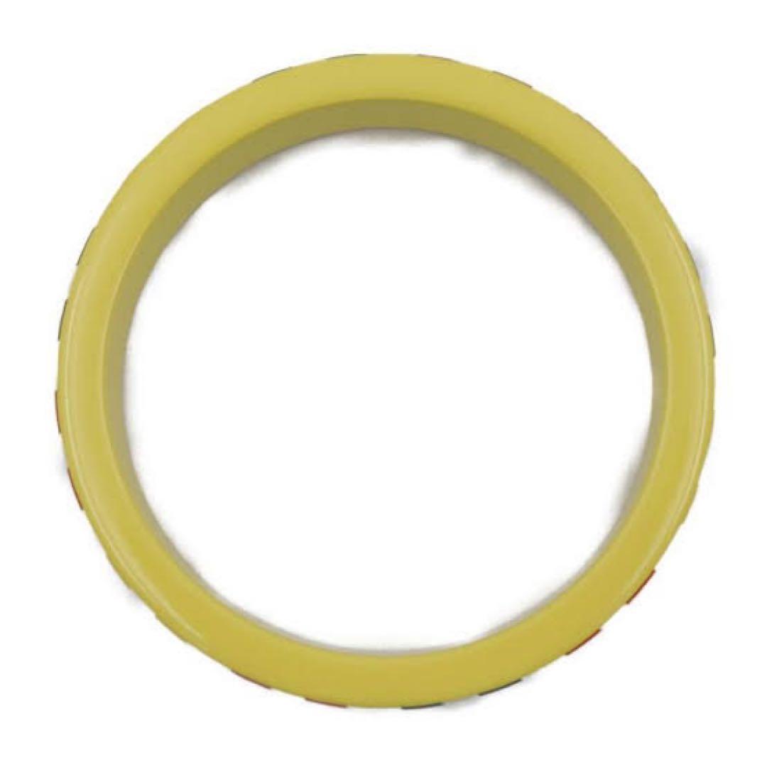 HERMÈS エルメス ウッド 木材 イエローバングル Hのロゴ入り