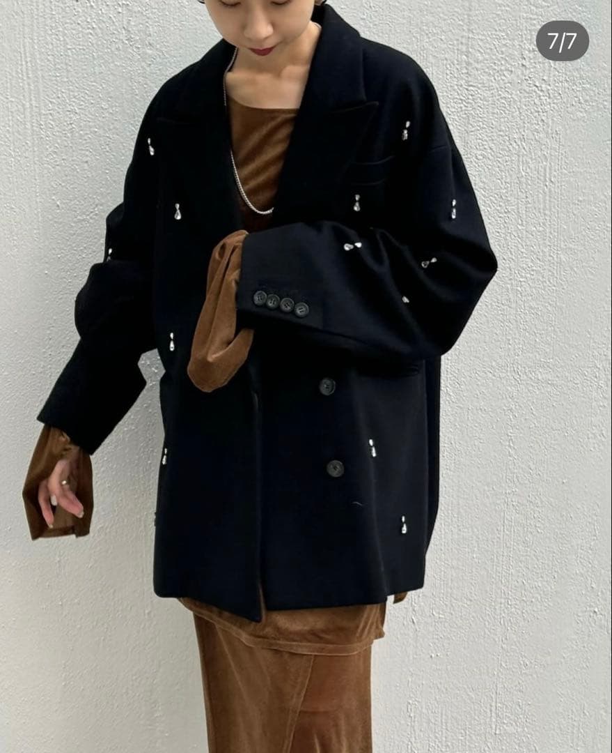 美品★ UND ELSA BIJOU WOOL JACKET