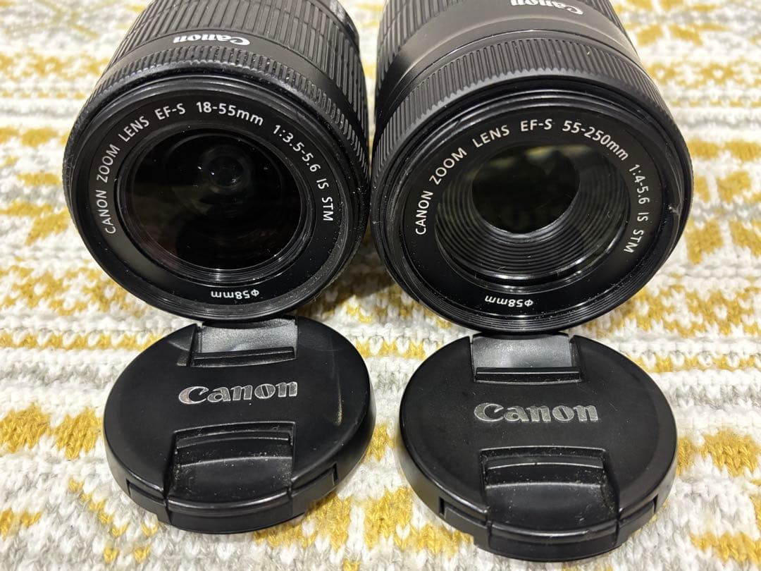 Canon EF-S ズームレンズセット 18-55mm 55-250mm