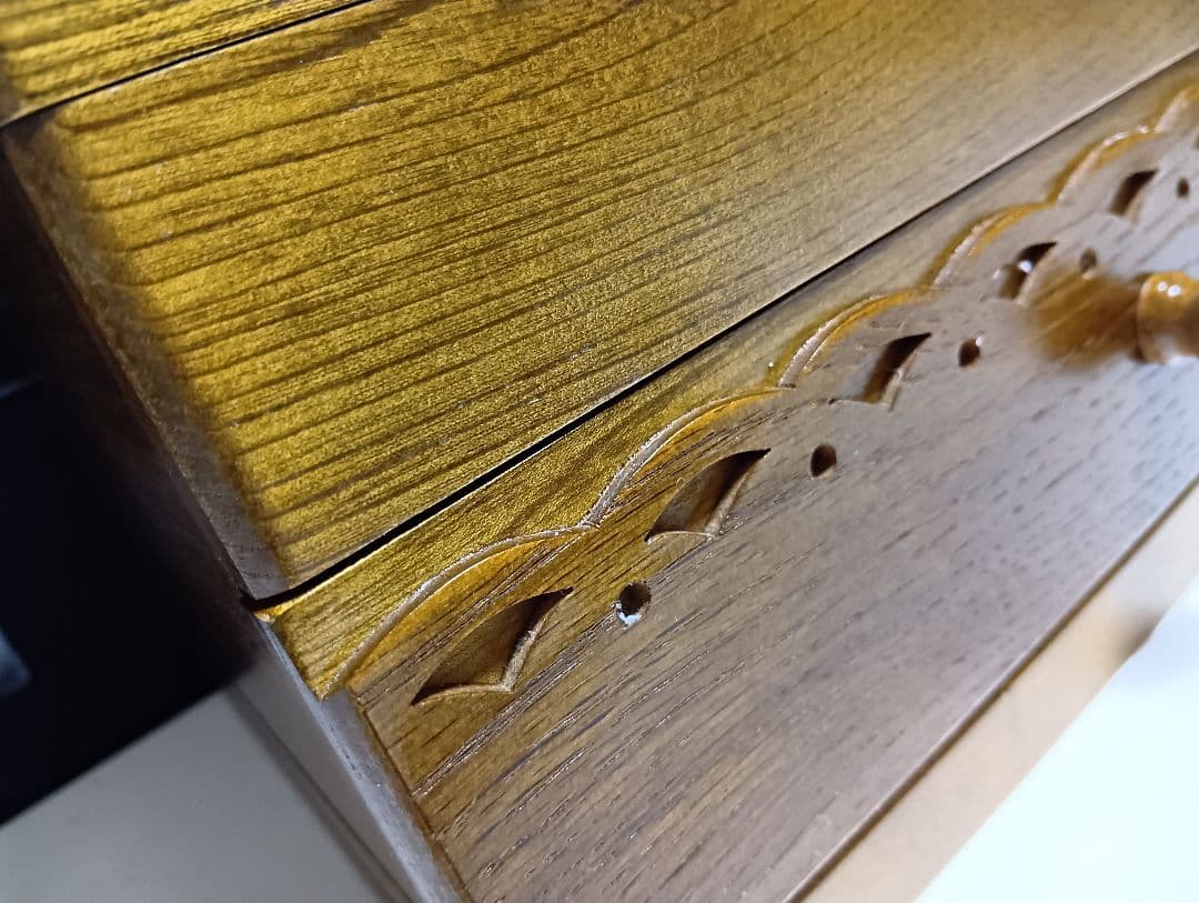 パリの雑貨屋　クラッチ　引き出し　ウッド　メイク　ボックス　美品