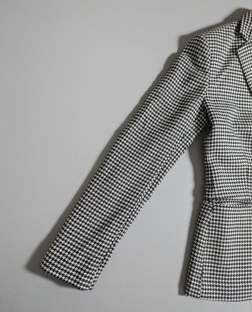 ラルフローレン／サイズ2 ハウンドトゥース 金ボタンブレザージャケット