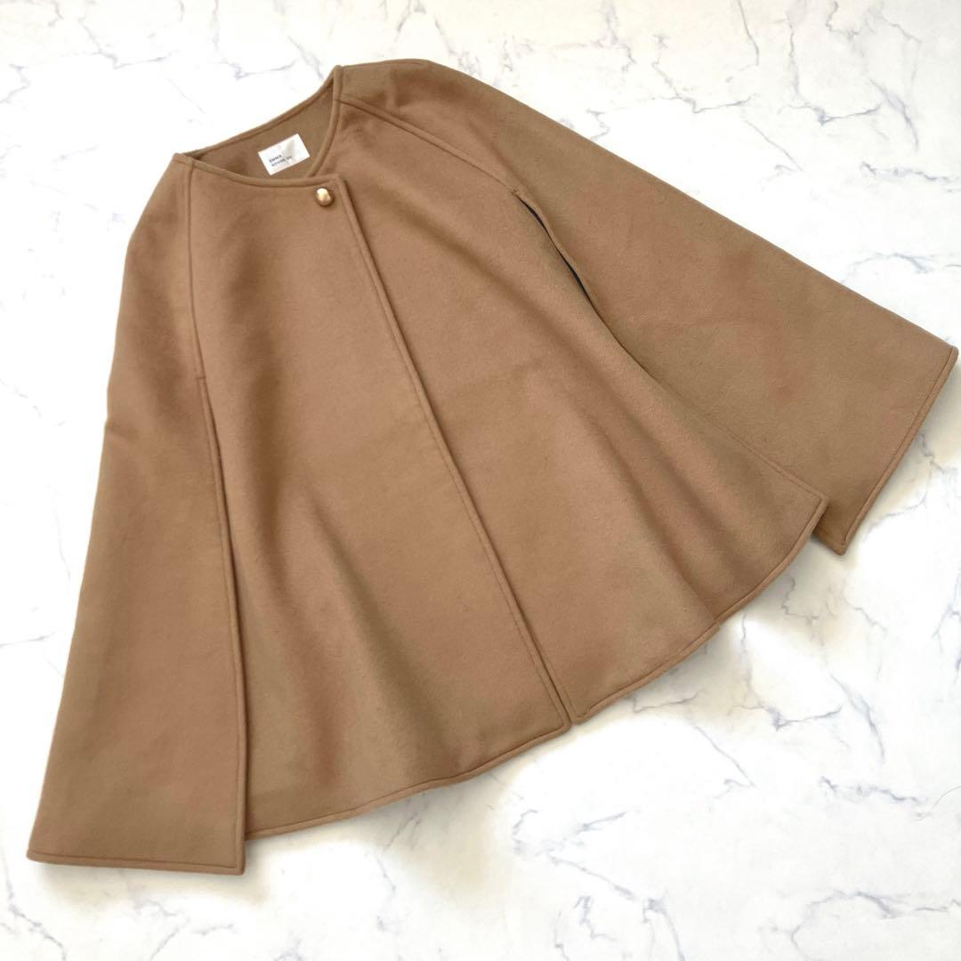 24AW 美品✨EMMA　ROUGE VIF ウール ケープ　ポンチョコート