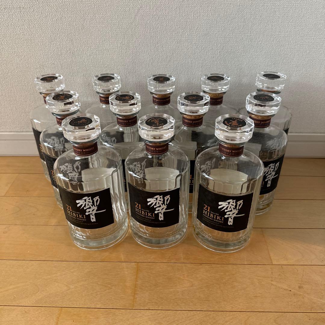 響 21年 空瓶12本