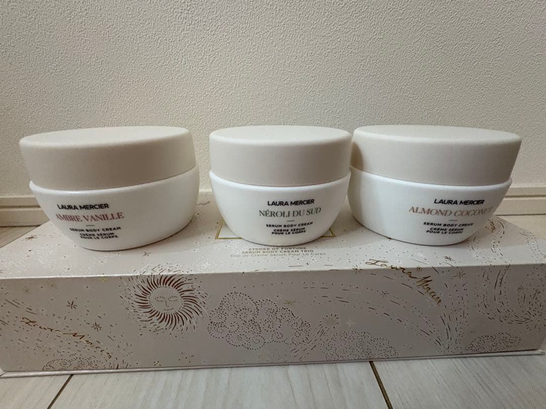 ローラメルシエ*アンバーバニラ*ボディクリーム*ネロリ*アーモンドココナッツ