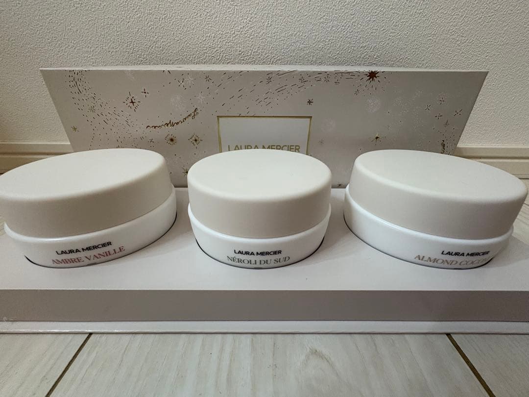 ローラメルシエ*アンバーバニラ*ボディクリーム*ネロリ*アーモンドココナッツ