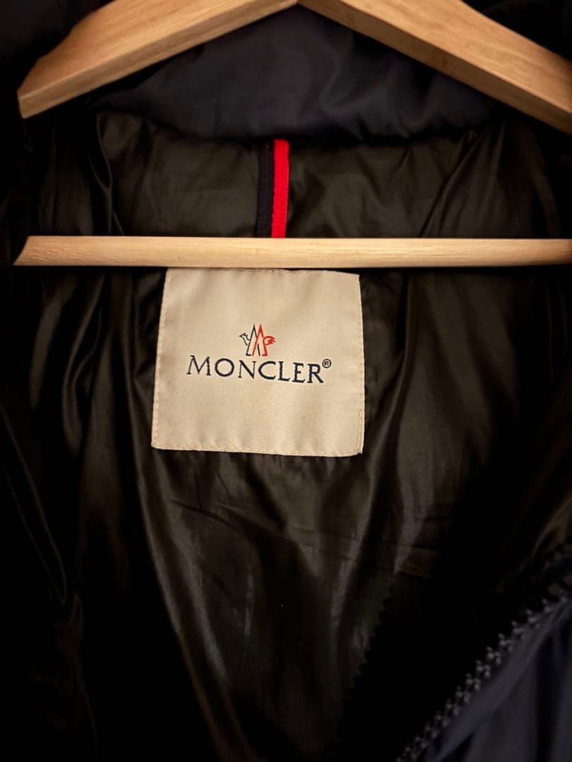 【状態考慮】Moncler ダウンジャケット　ネイビー