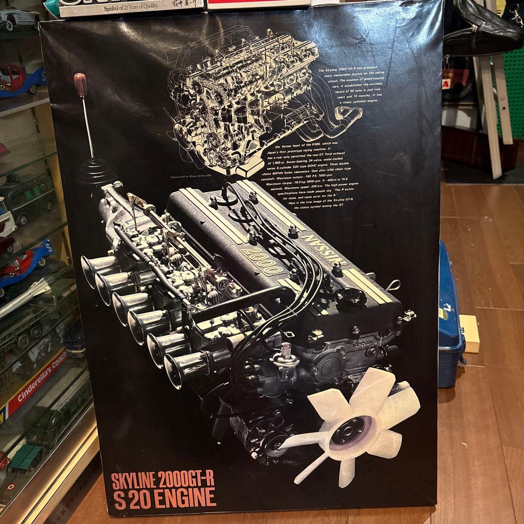 ニッサン　スカイラインGT-R エンジンパネルとおまけ