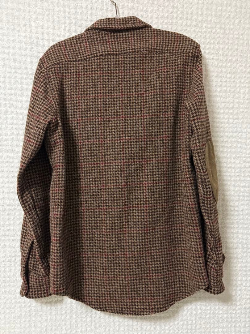 希少　POLO RALPHLAUREN シェットランド　ウール オーバー シャツ