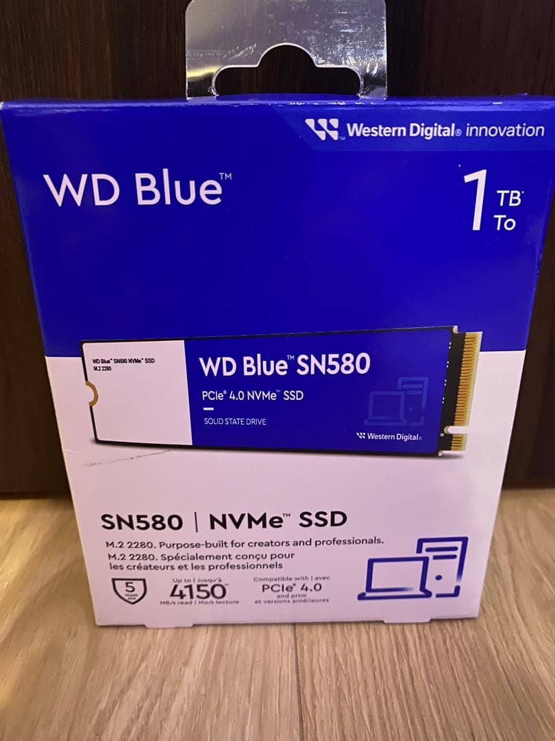 WD ブルー M.2 SSD 1TB