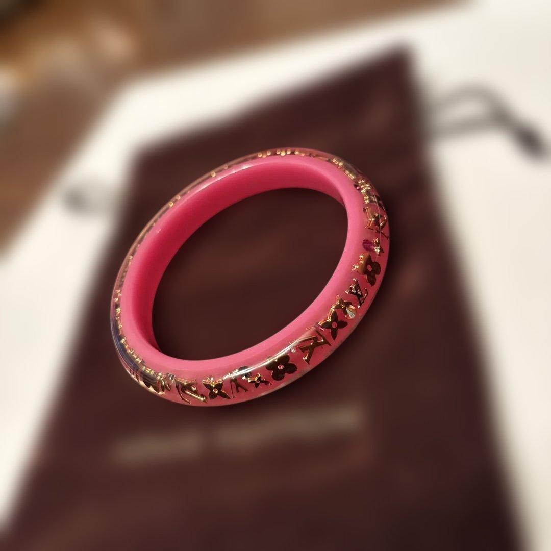 LOUIS VUITTON ピンク バングル