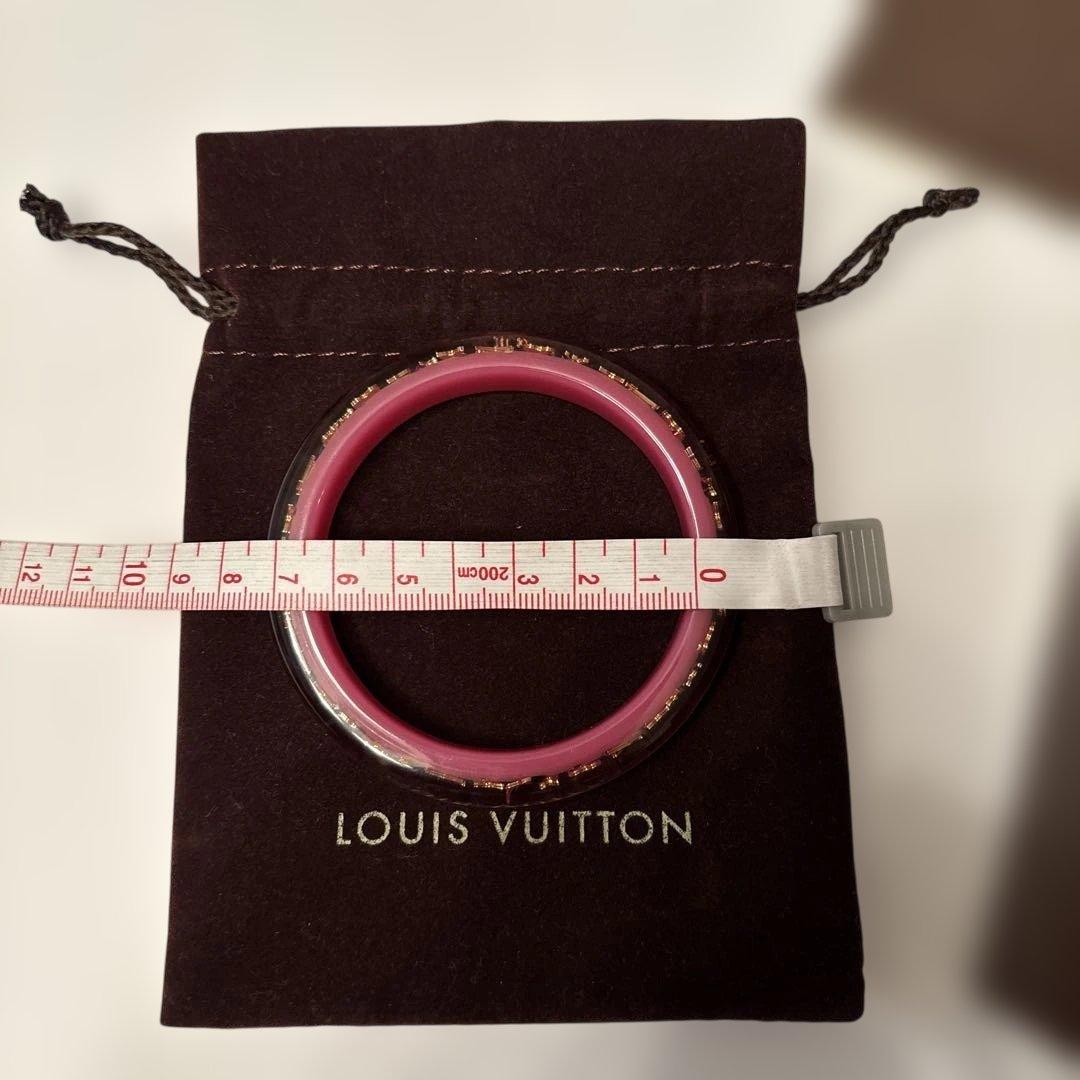 LOUIS VUITTON ピンク バングル