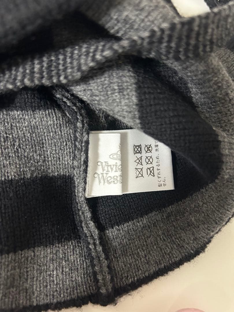 Vivienne Westwood ORBフラップワッチニット帽