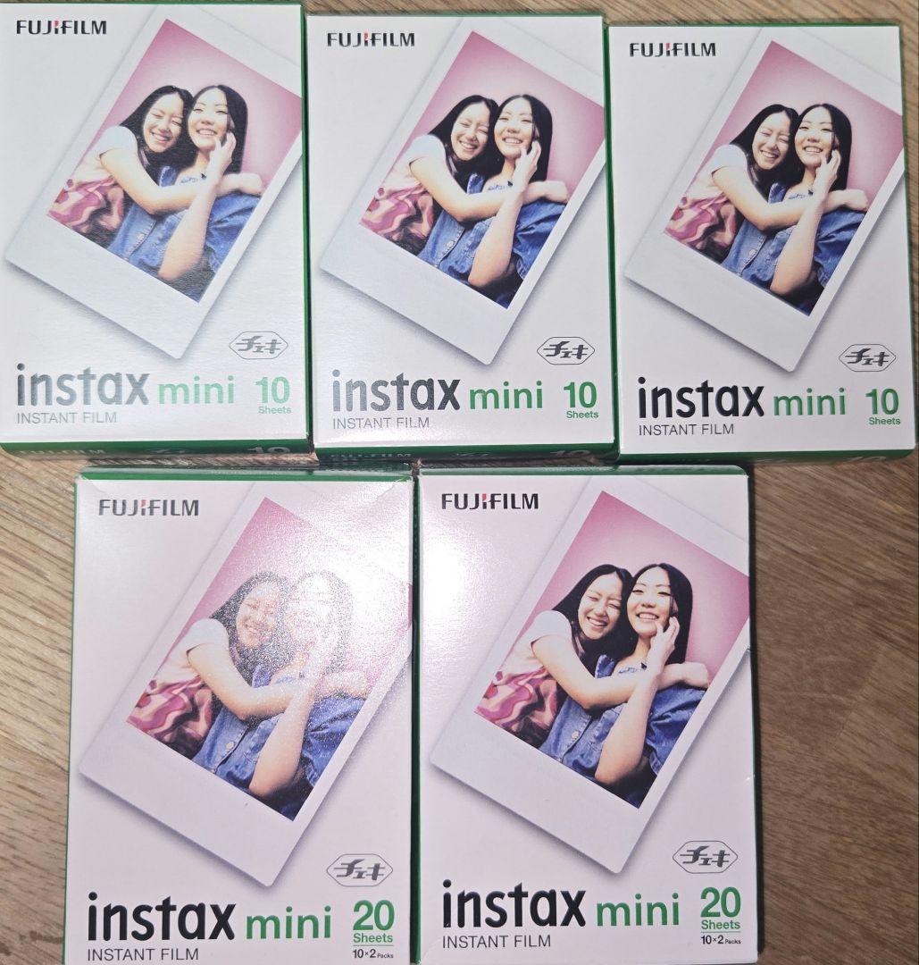 instax mini チェキフィルム 10枚入り 3個 20枚入2個