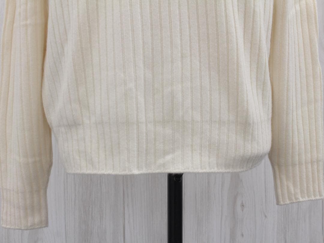 ▲専用 ブルネロクチネリ カシミヤ 100％ ジップアップセーター ホワイト系