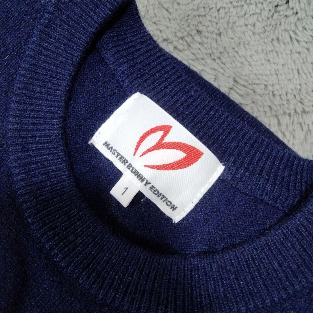 マスターバニー♡カシミヤ入/羊毛♡ニット♡M　ゴルフ/スポーツ