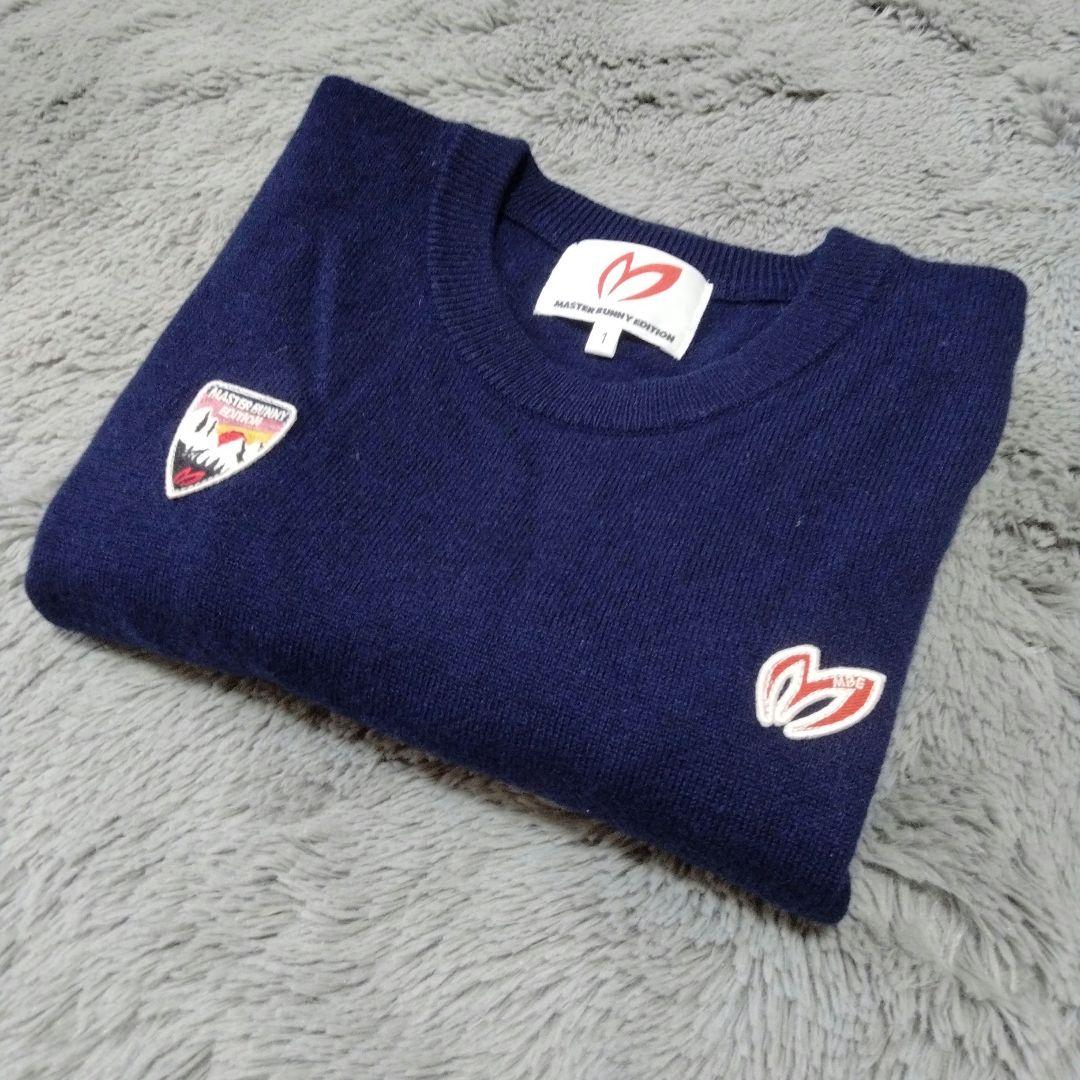 マスターバニー♡カシミヤ入/羊毛♡ニット♡M　ゴルフ/スポーツ