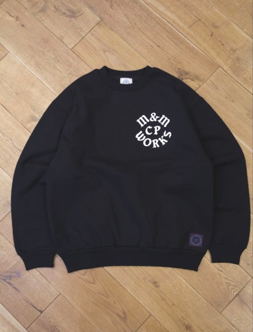 m&m ヘビーオンス クルーネックスウェット
