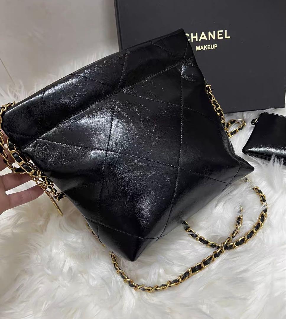 ノベルティ CHANEL ハンドバック 　パールチェーン　キルティング　バック