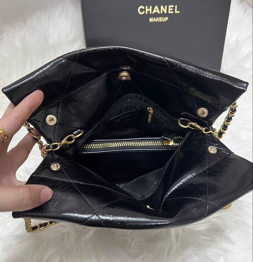 ノベルティ CHANEL ハンドバック 　パールチェーン　キルティング　バック