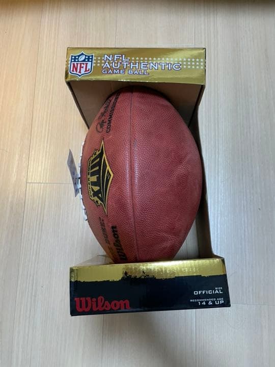 【NFL公式】 第43回 スーパーボウル 公式ボール デューク（willson）