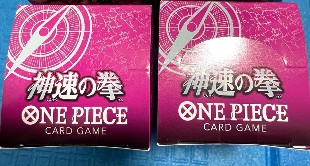 ワンピースカード　神速の拳　2ボックス　テープ付き