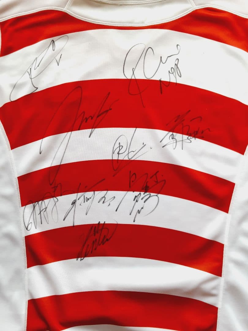希少 ラグビー日本代表 記念ジャージ 選手直筆サイン入り