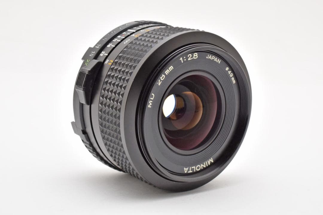 Minolta New MD 28mm F2.8 ミノルタレンズ #7692