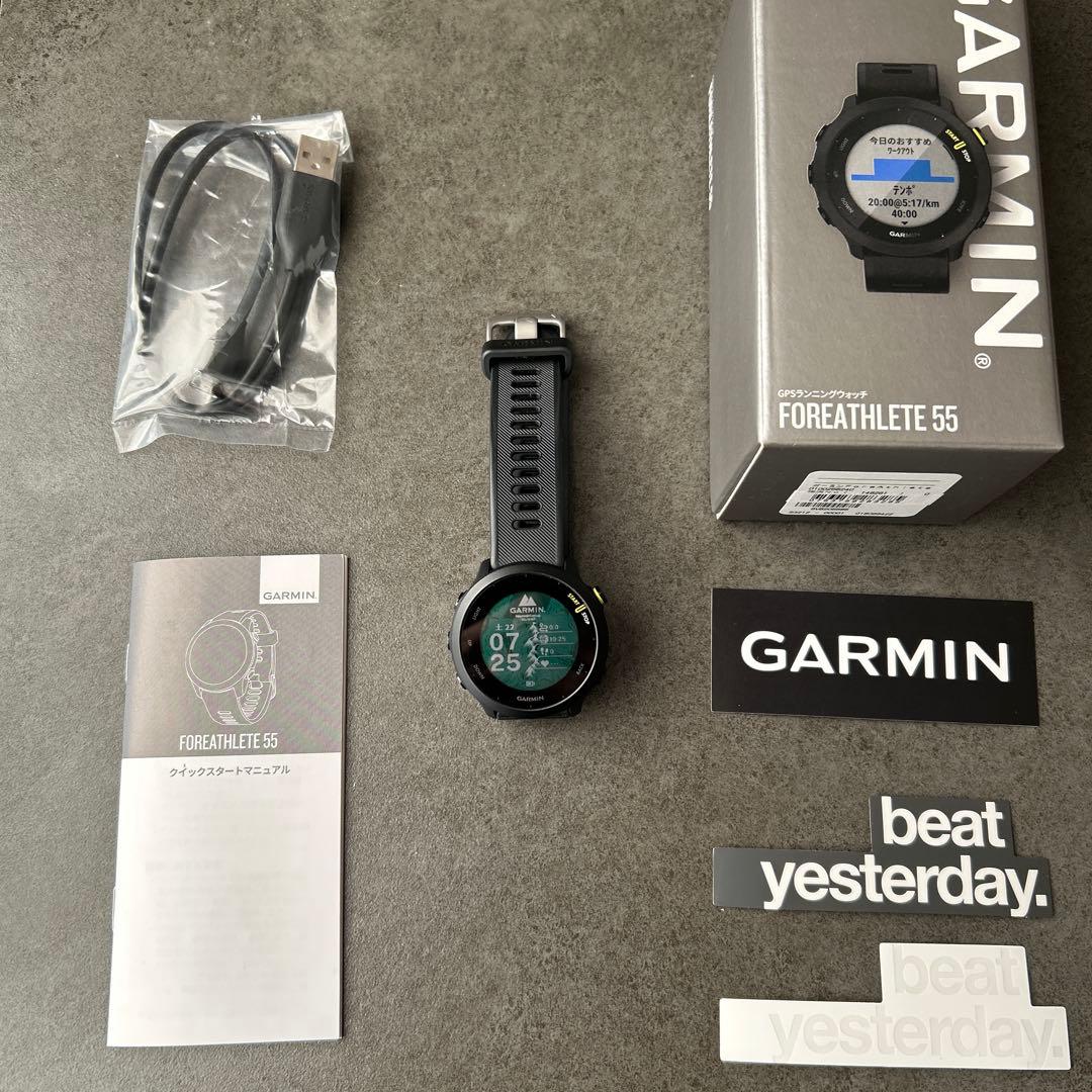 GARMIN ガーミン FOREATHLETE 55 GPS ランニングウォッチ