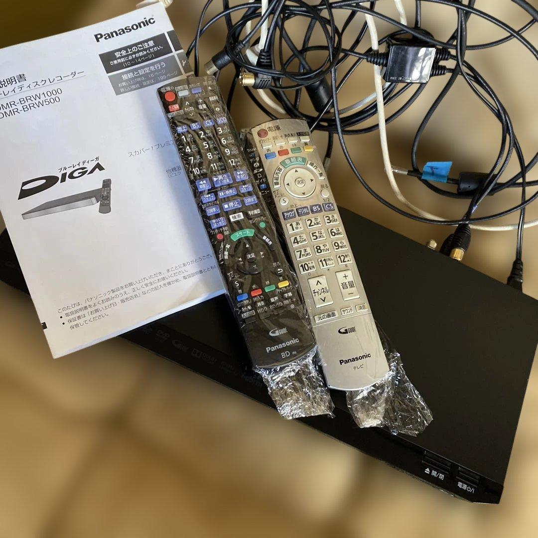 【中古品】Panasonic DMR-BRW1000 Blu-rayレコーダー